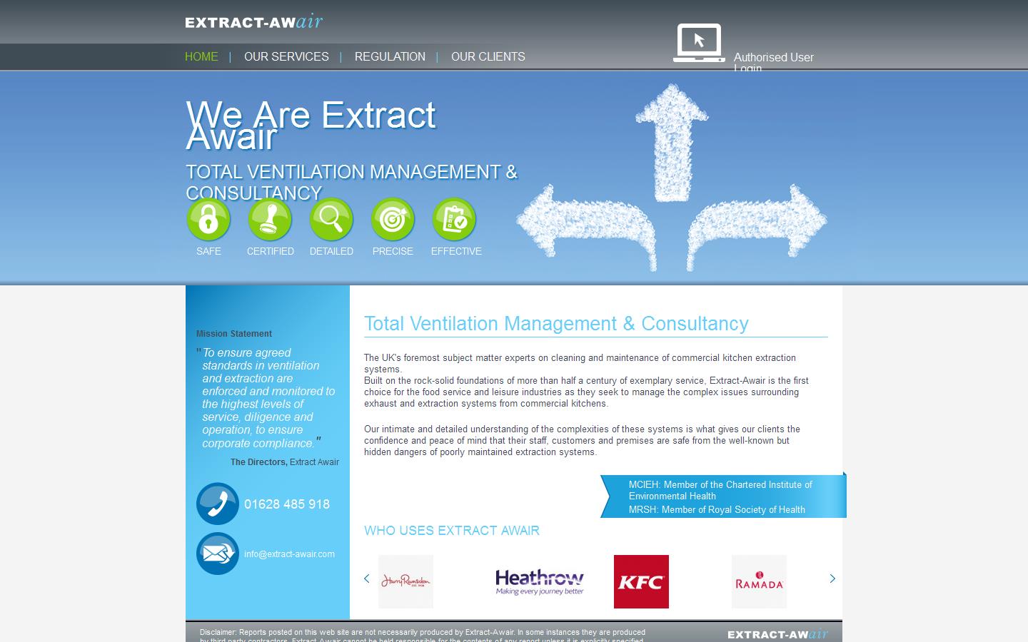 Extract-awair Website