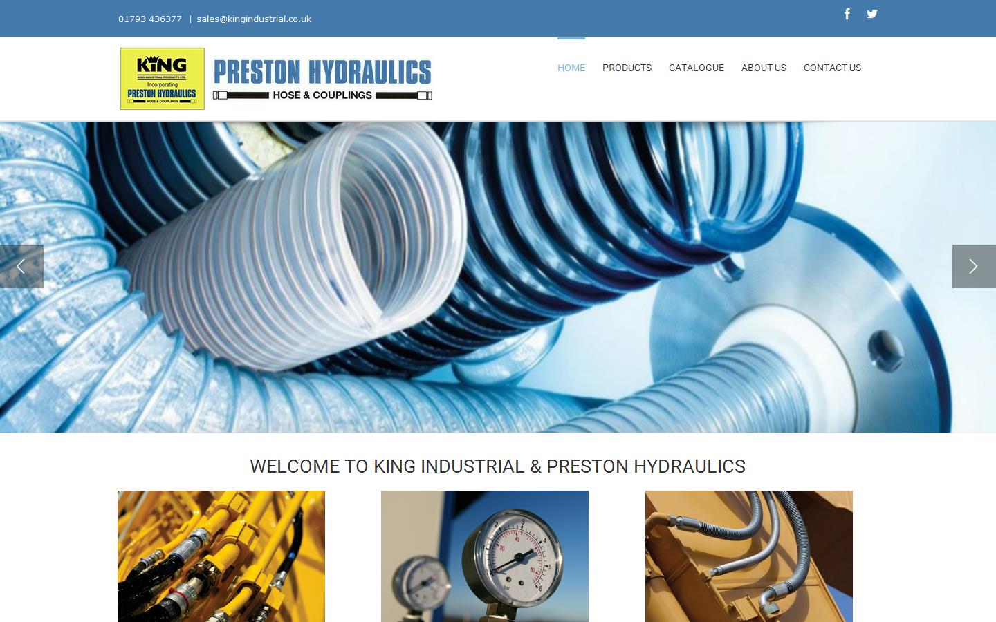 Preston Hydraulics Website