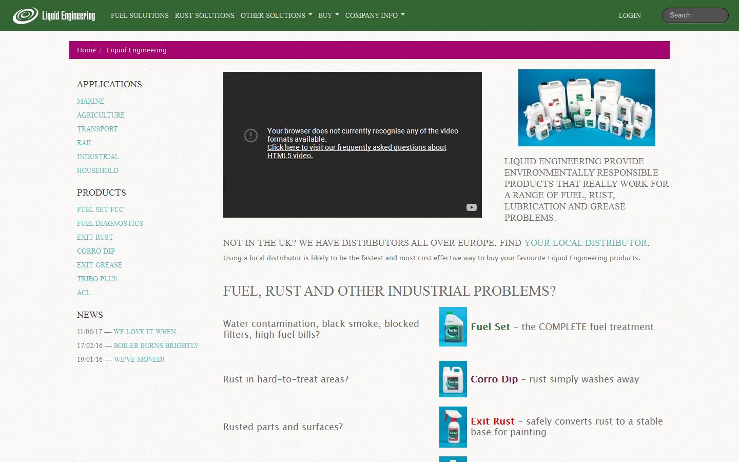 Liquid Engineering UK Ltd Website