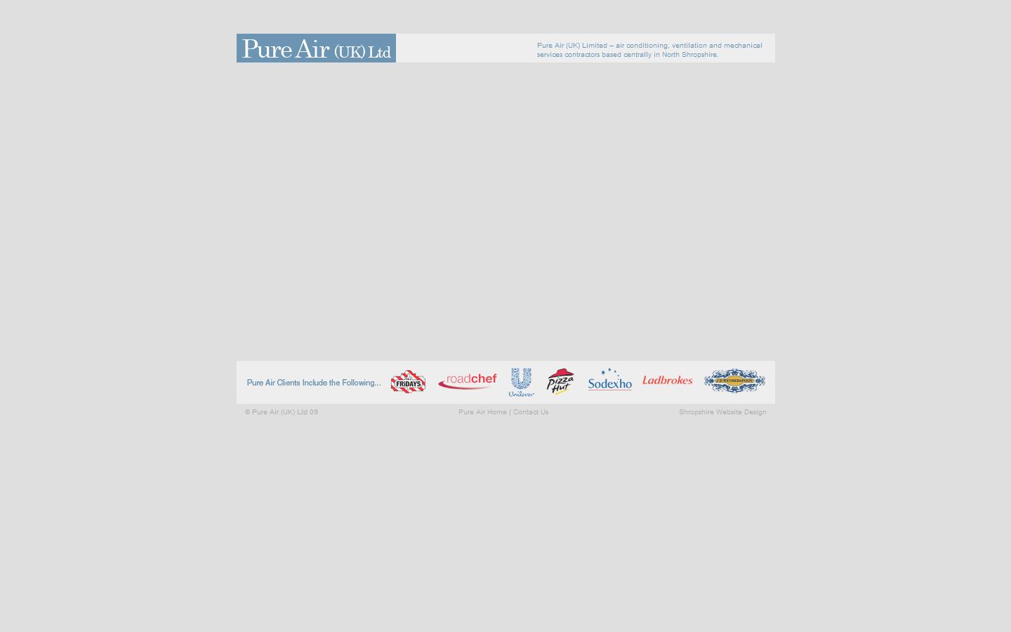 Pure Air UK Ltd Website