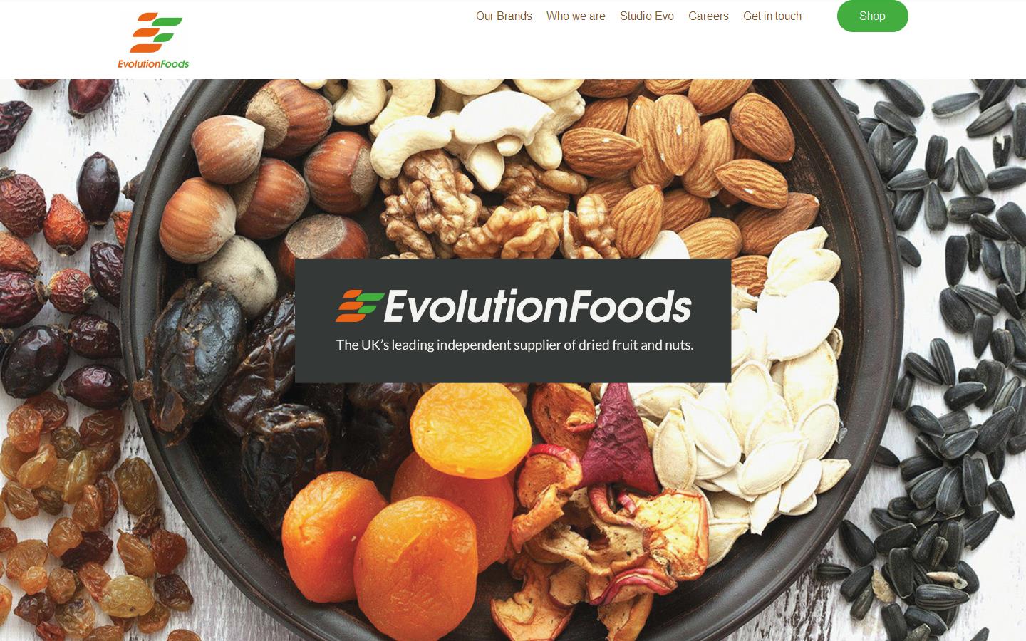 Evolution Foods Ltd Website