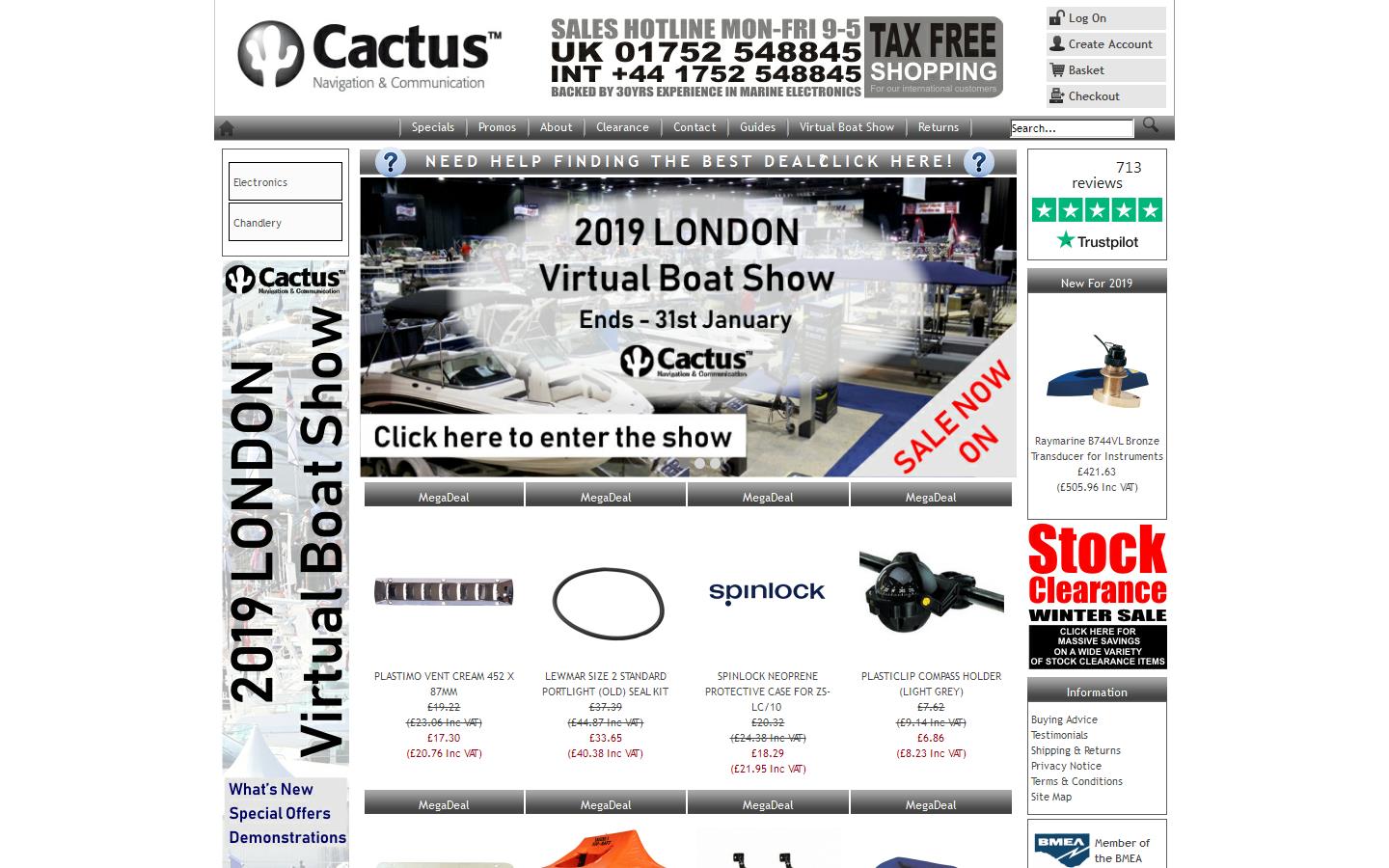 Cactus Navigation & Communication Website