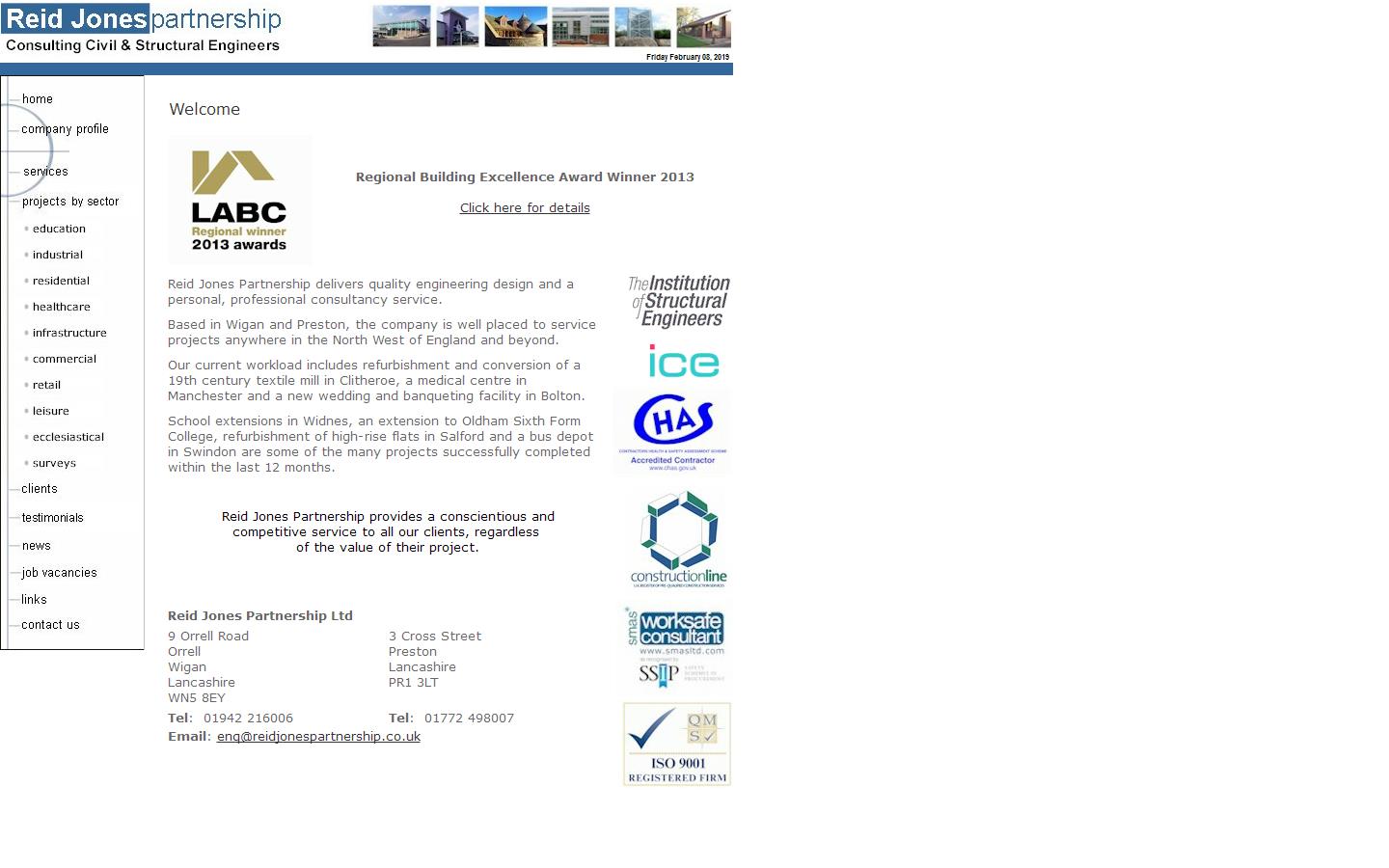 Reid Jones Partnership Website