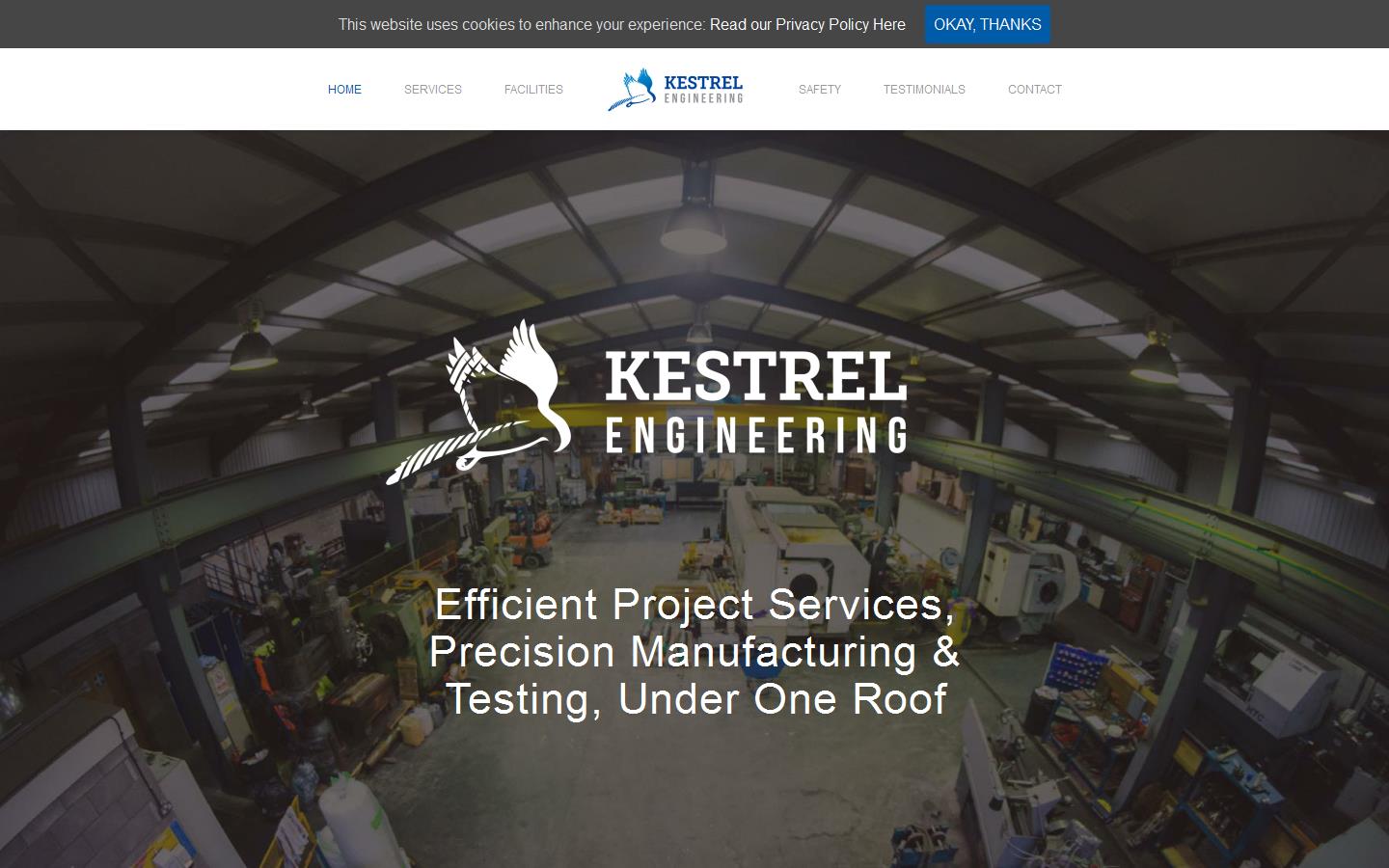 Kestral Engineering Services Ltd Website