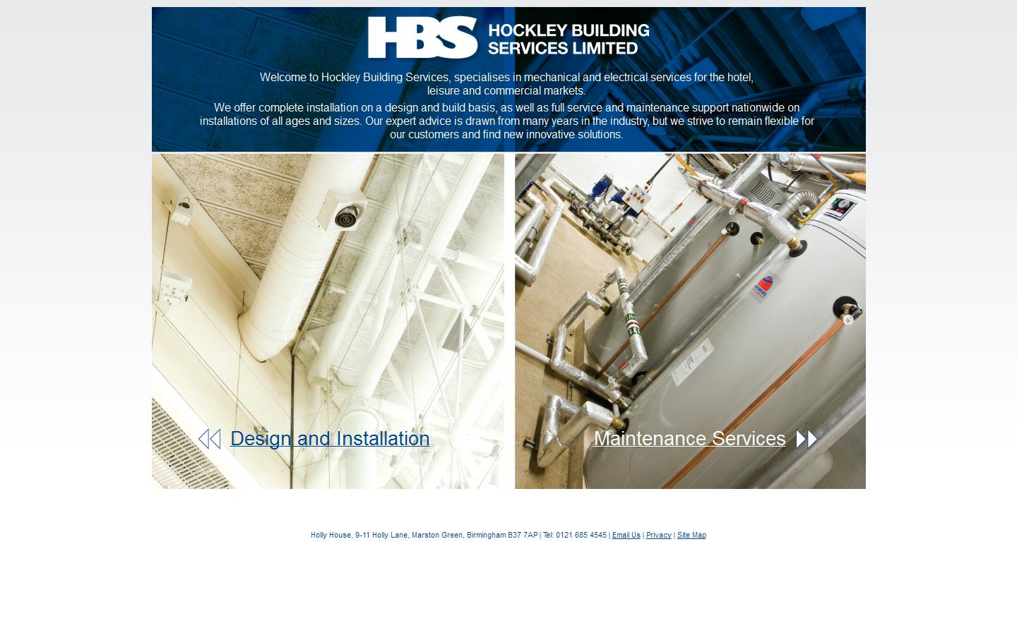 Hockley Building Services Ltd Website