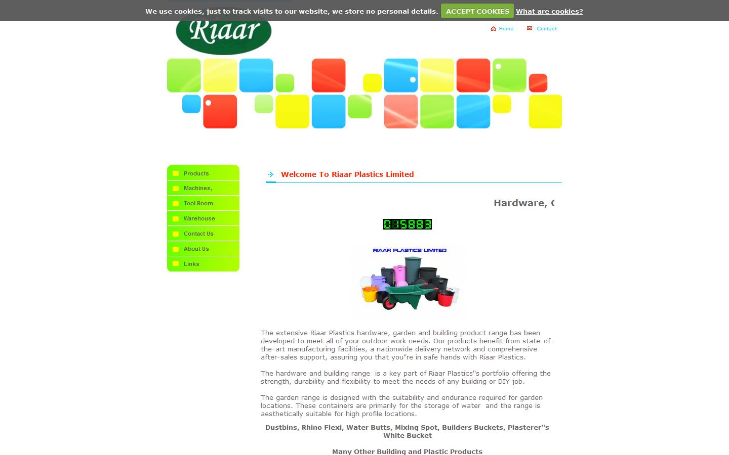 Riaar Plastics Ltd Website