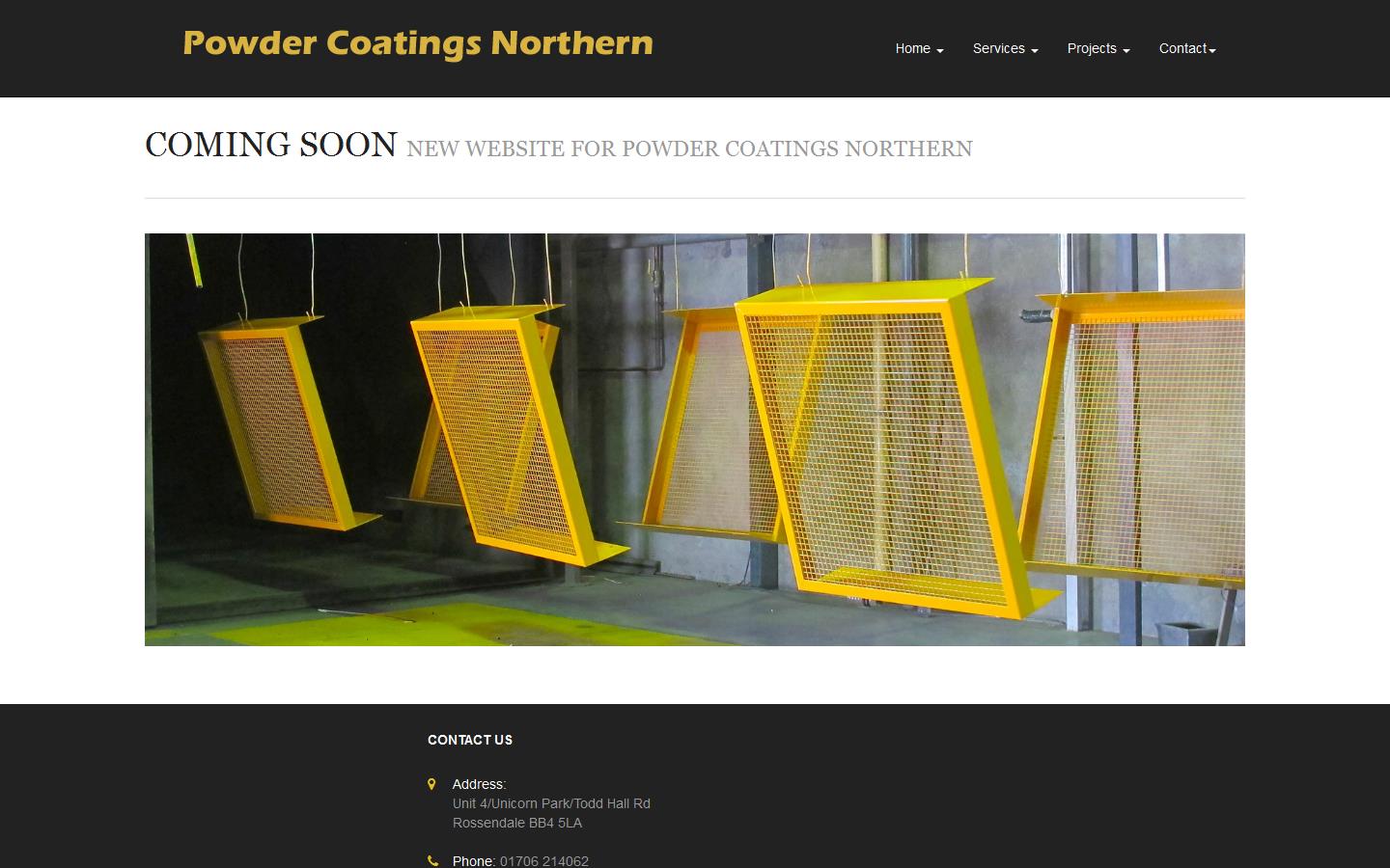 Powder Coatings Northern Ltd Website