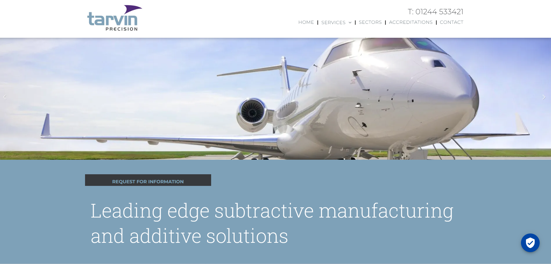Tarvin Precision Website