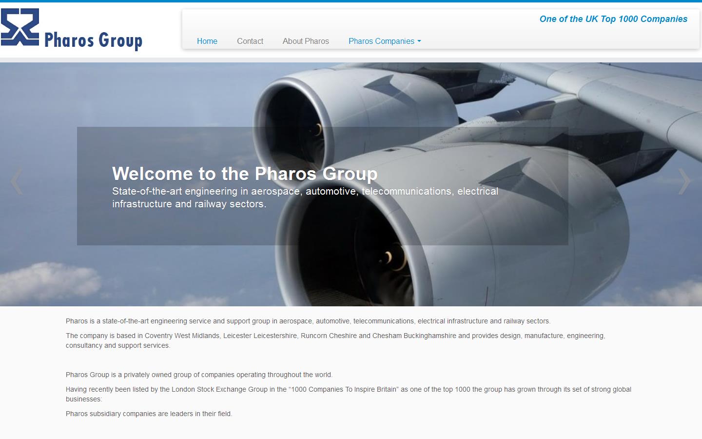 Pharos Group Website