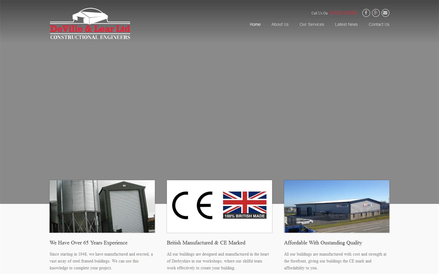 Deville & Lear Ltd Website