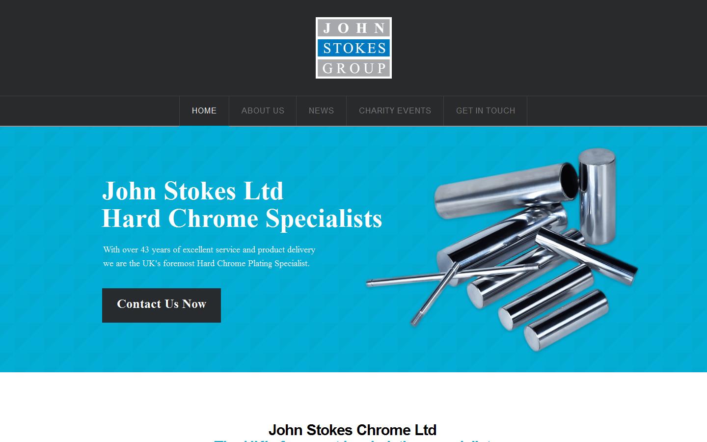 John Stokes Hard Chrome Plating & Grinding Ltd Website