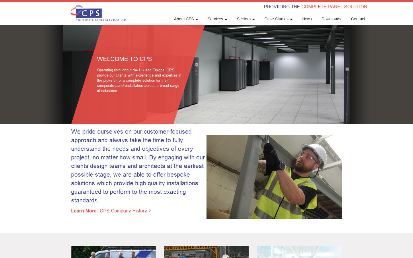 Composite Panel Services Ltd Website