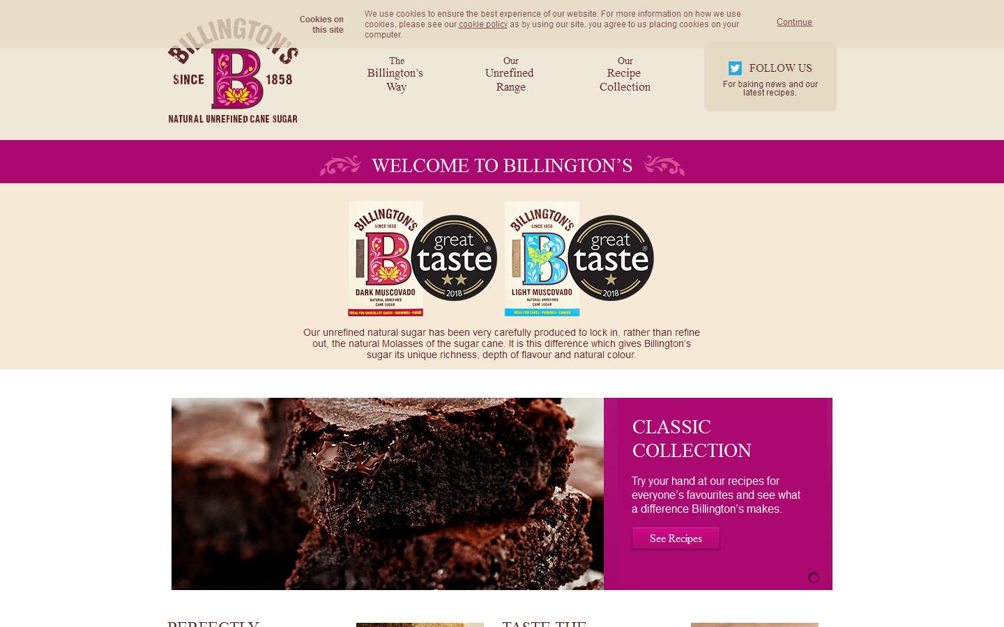 Billington''s Website