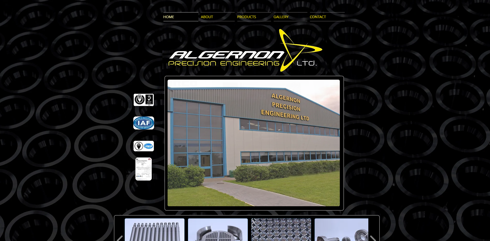 Algernon Precision Engineering Website