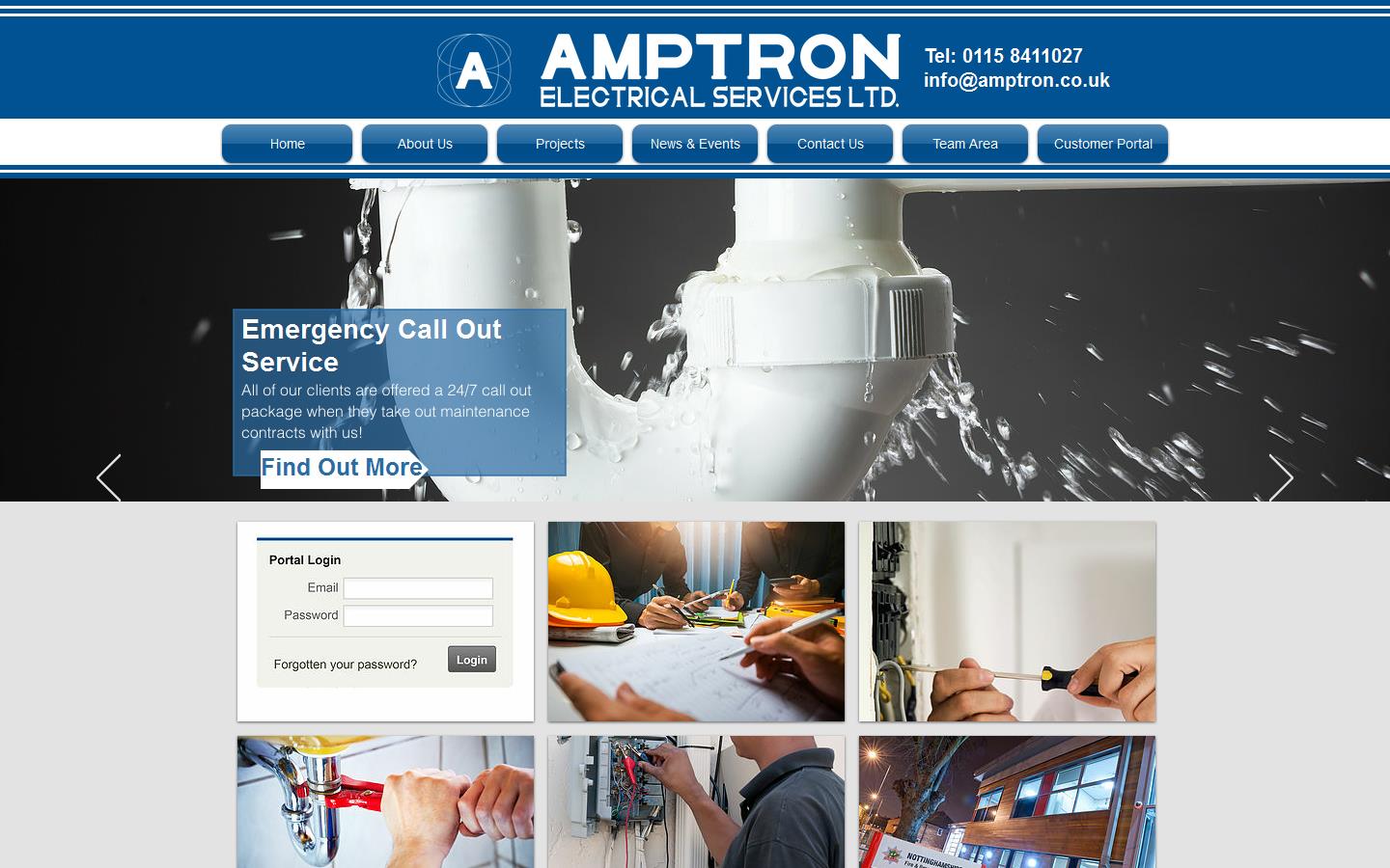 Amptron Electrical Services Ltd Website