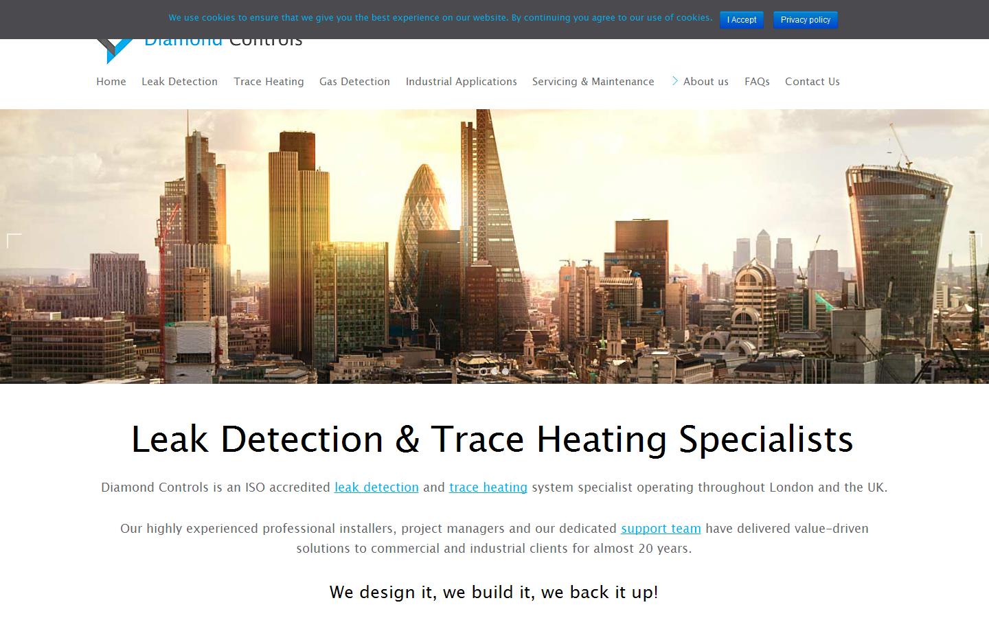 Diamond Controls Website