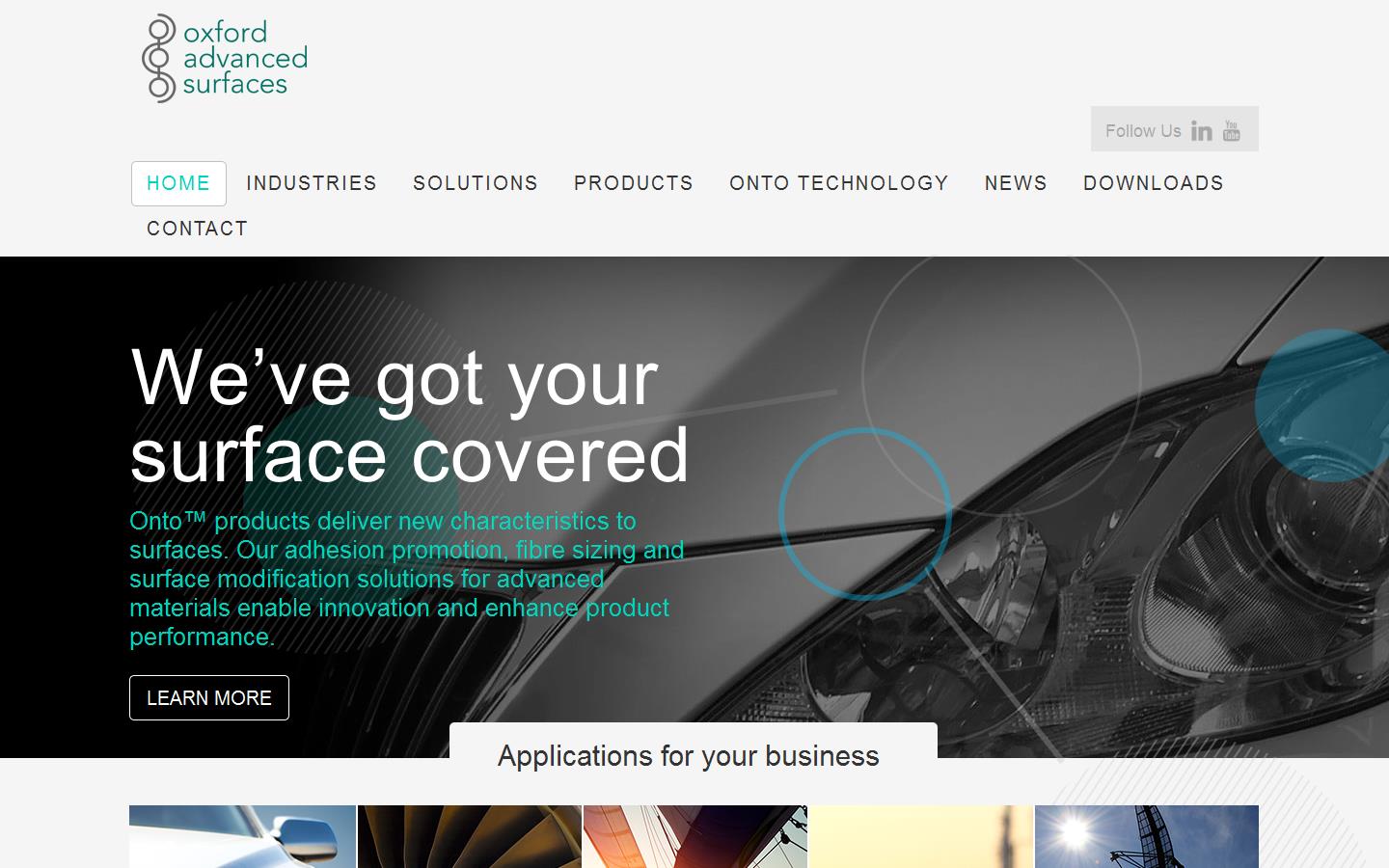 Oxford Advanced Surfaces Website