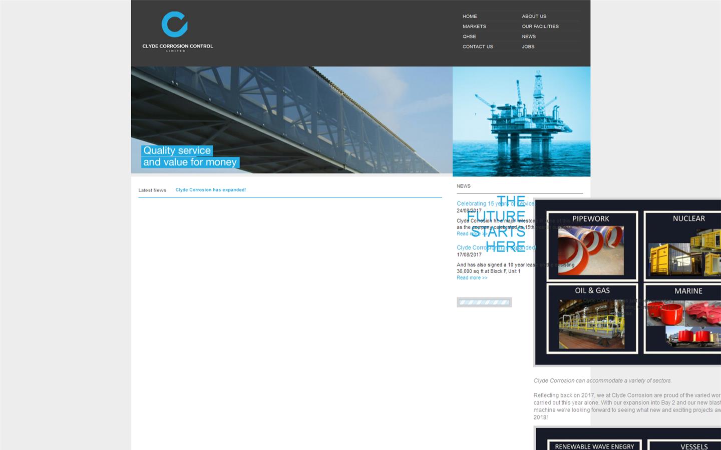 Clyde Corrosion Control Ltd Website