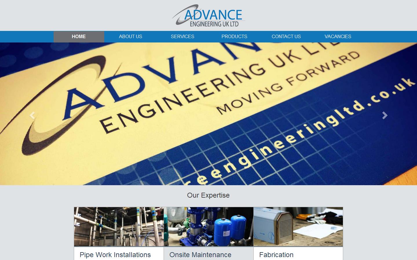 Advance Engineering UK Ltd Website