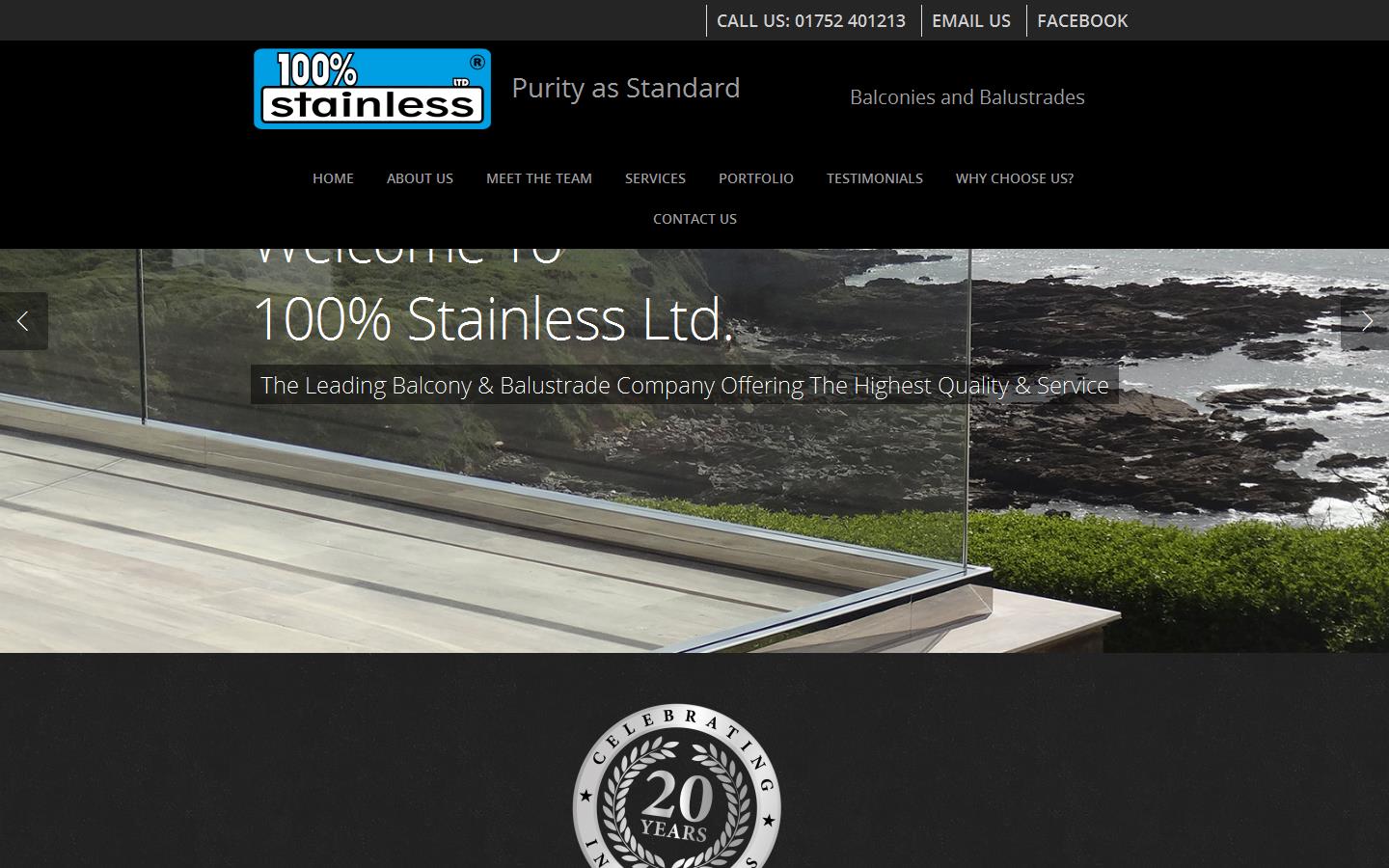100 Percent Stainless Ltd Website