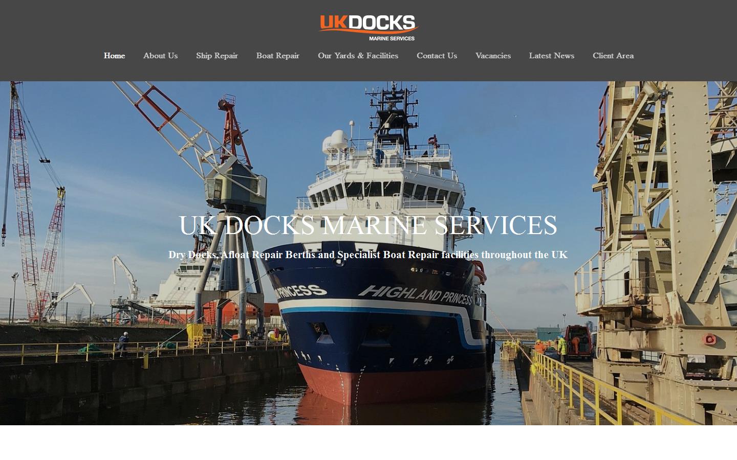 UK Docks Website