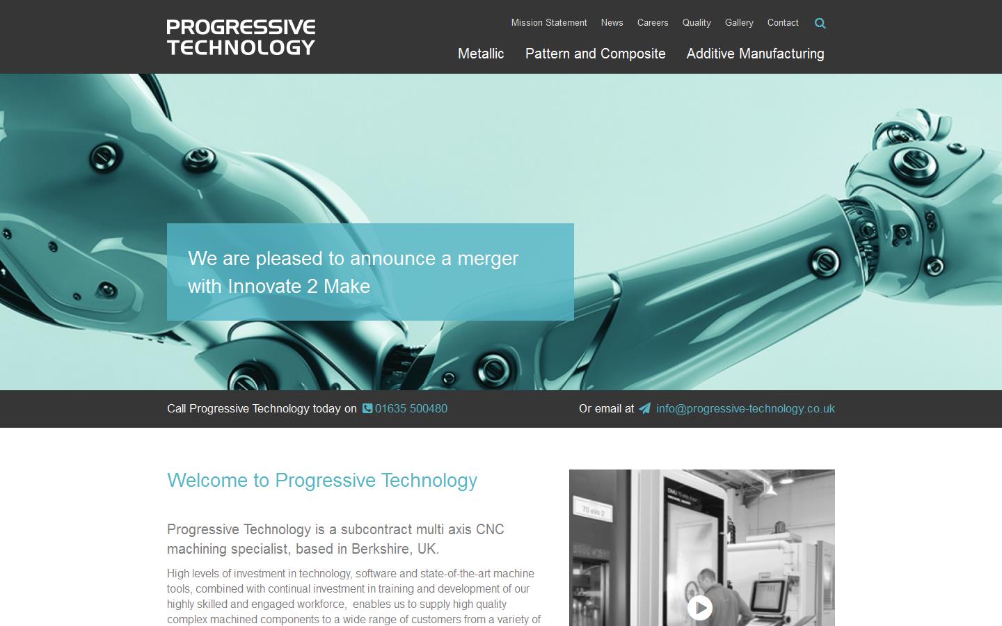 Progressive Technology Ltd Website