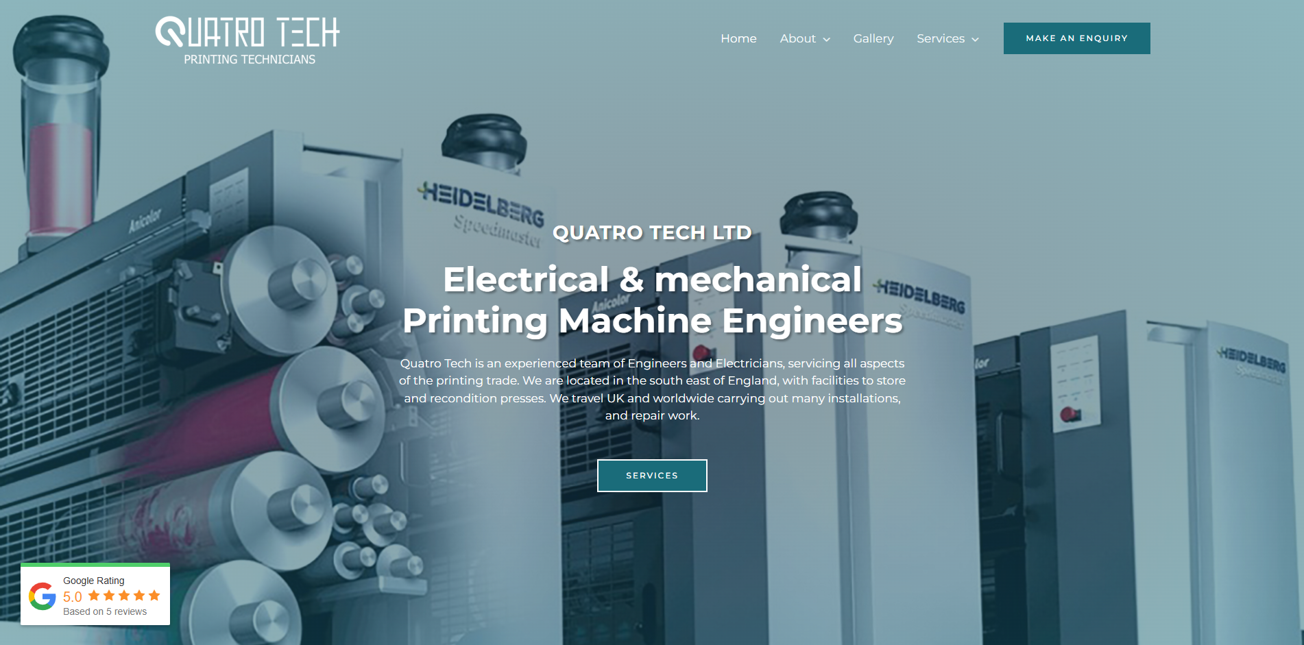 Quatro Tech Ltd Website