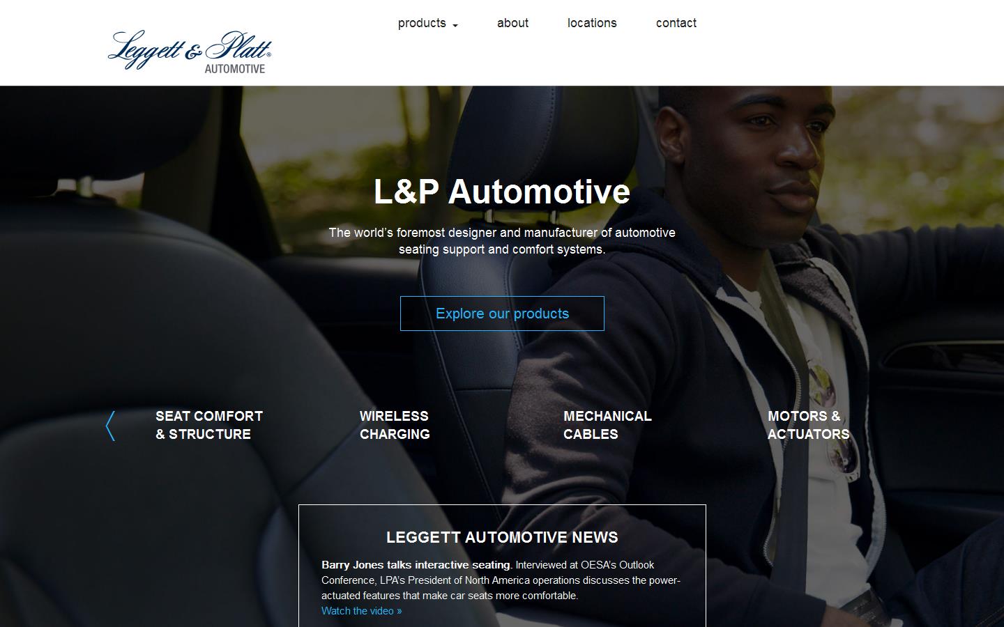 Leggett & Platt Automotive Group Website