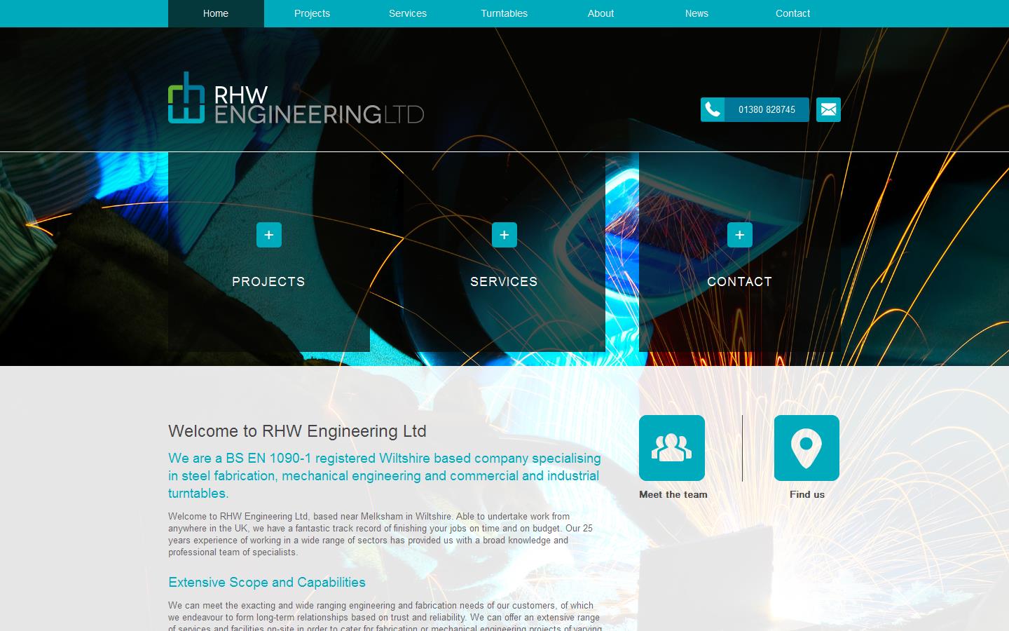 R H W Engineering Ltd Website