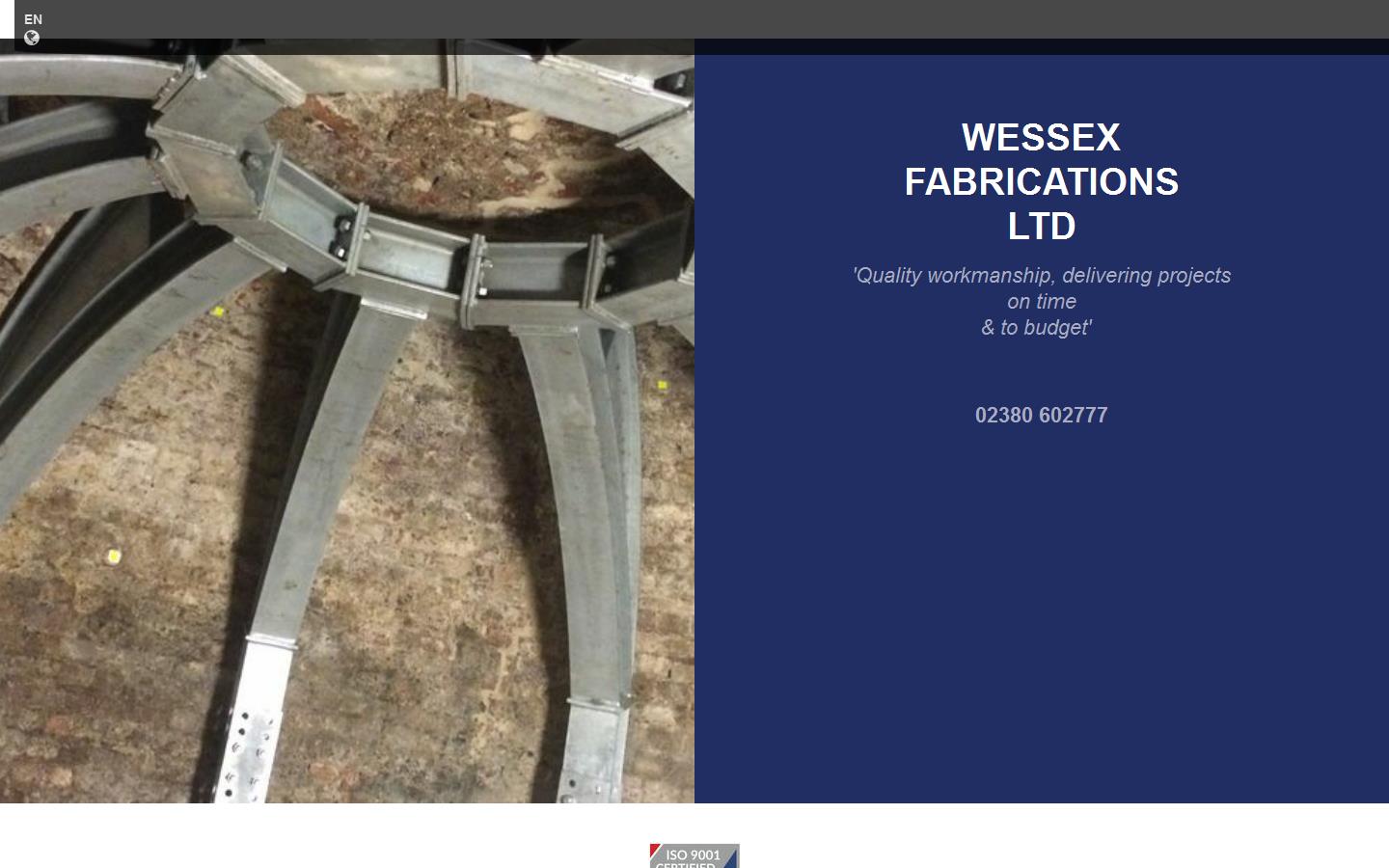 Wessex Fabrications Ltd Website
