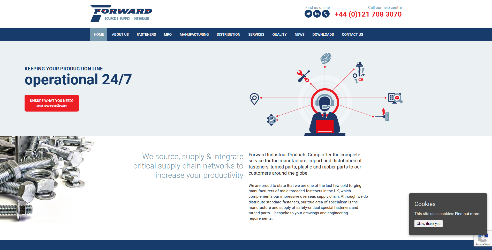 Forward Industrial Products Group Ltd Website