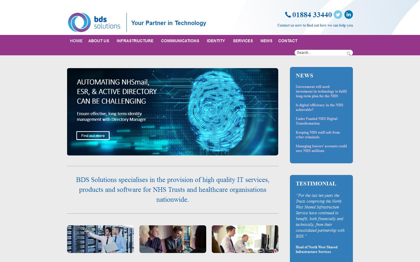 B D S Solutions Website