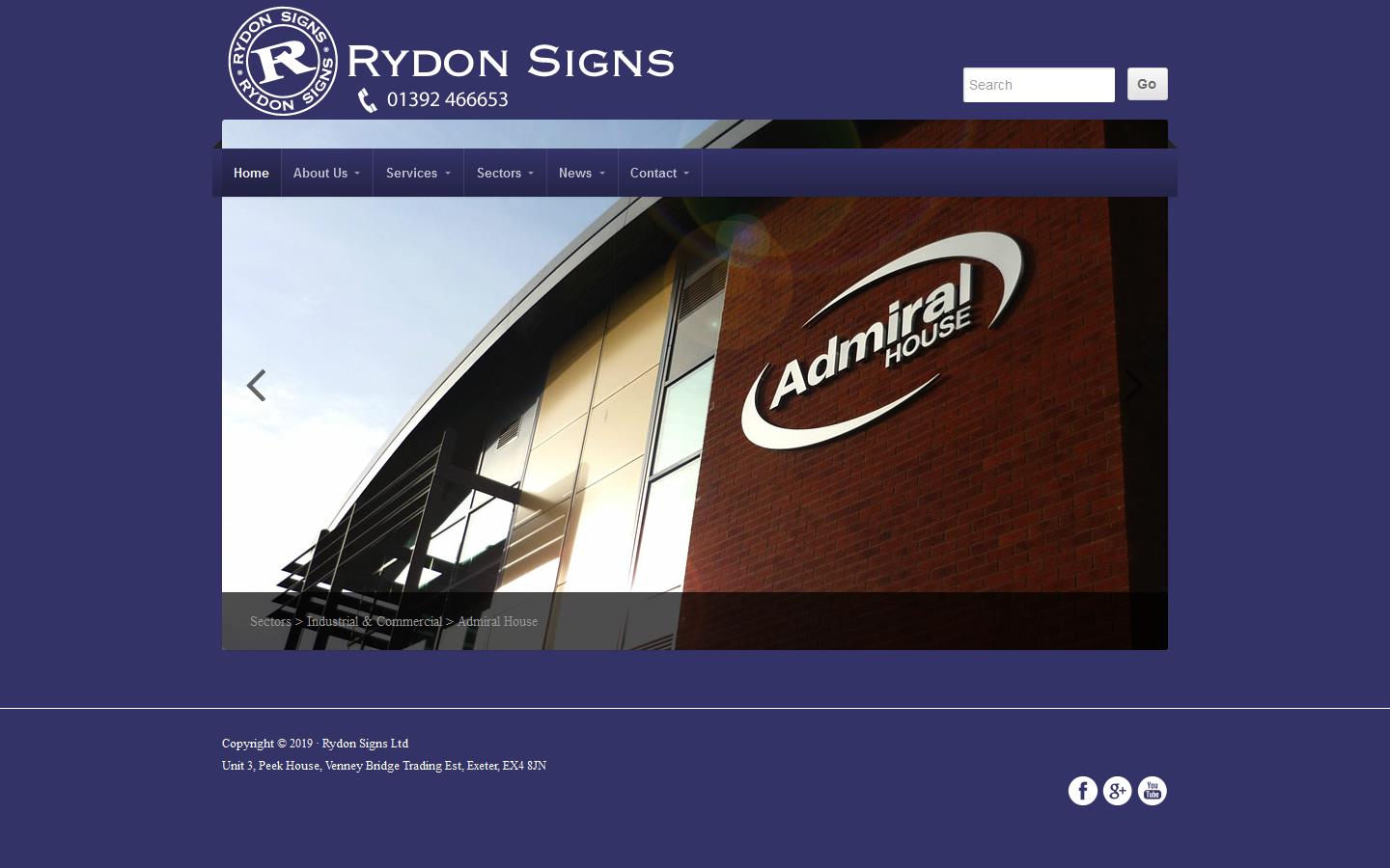 Rydon Signs Ltd Website