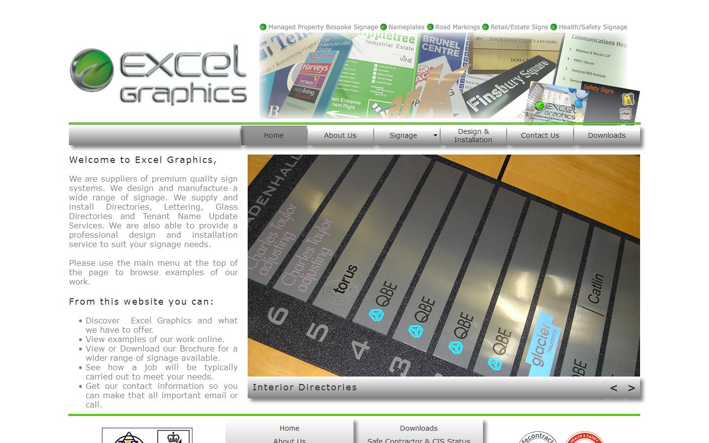 Excel Graphics Website