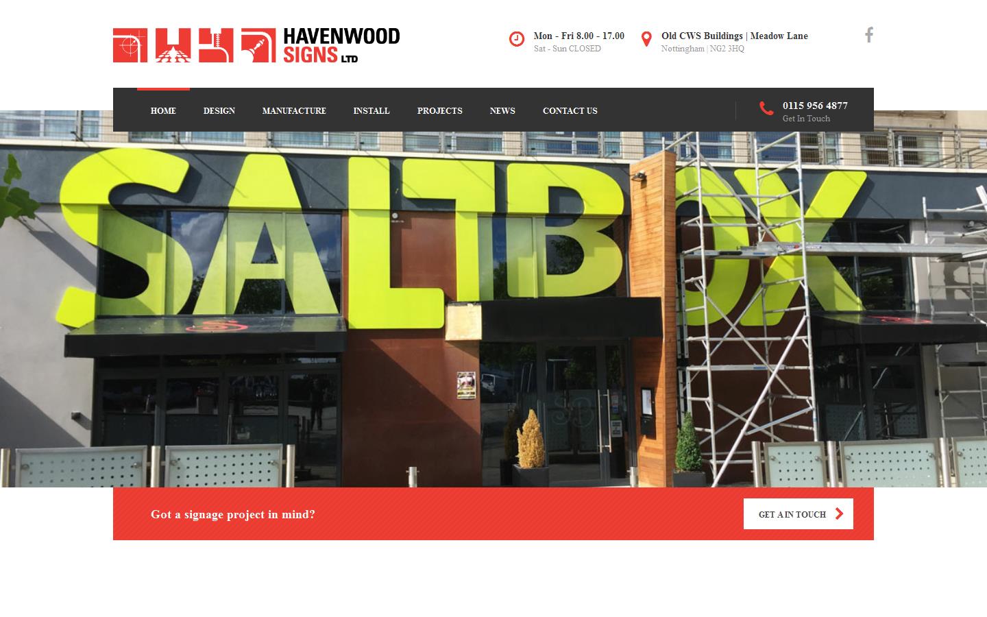 Havenwood Signs Website