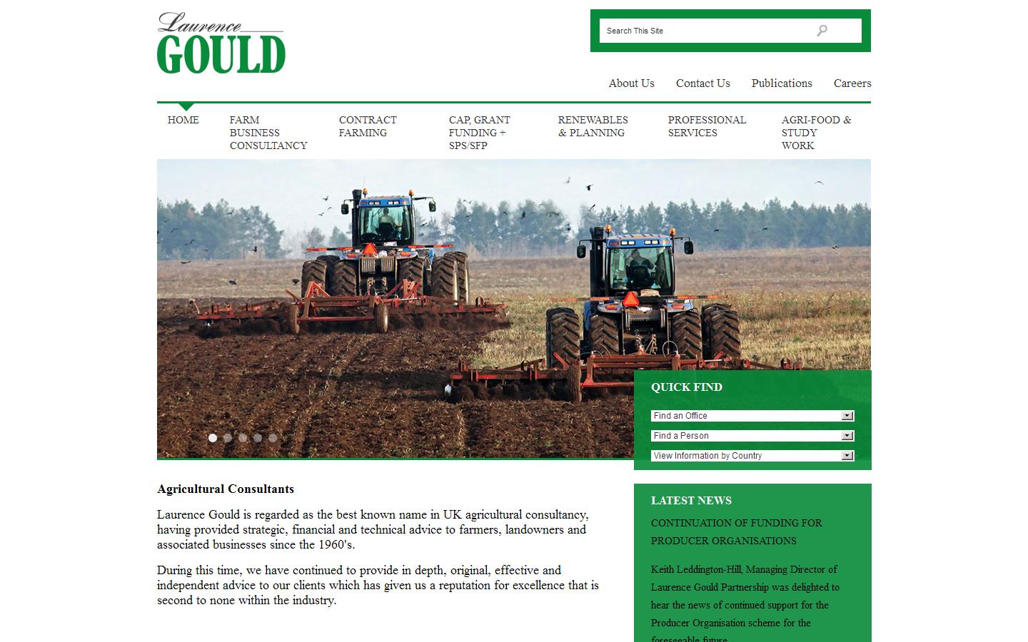 Laurence Gould Website