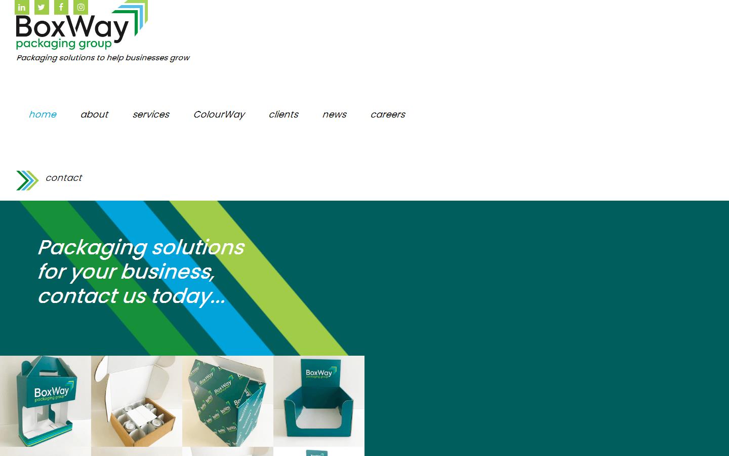 BoxWay Packaging Group Website