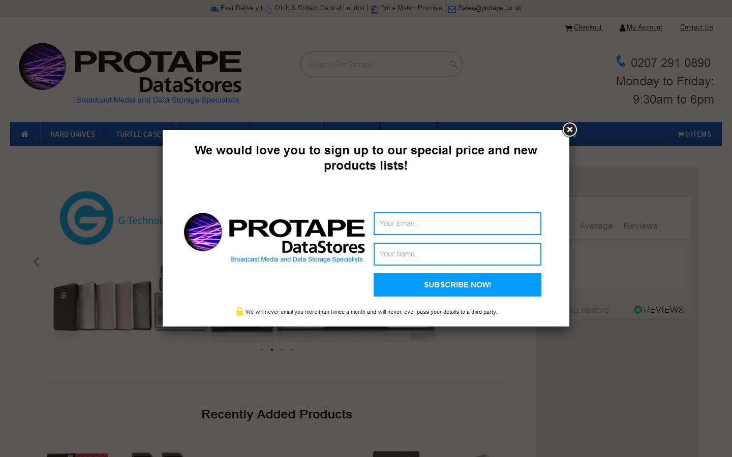 Protape Website