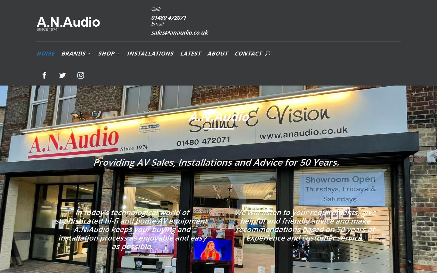 A N Audio Website