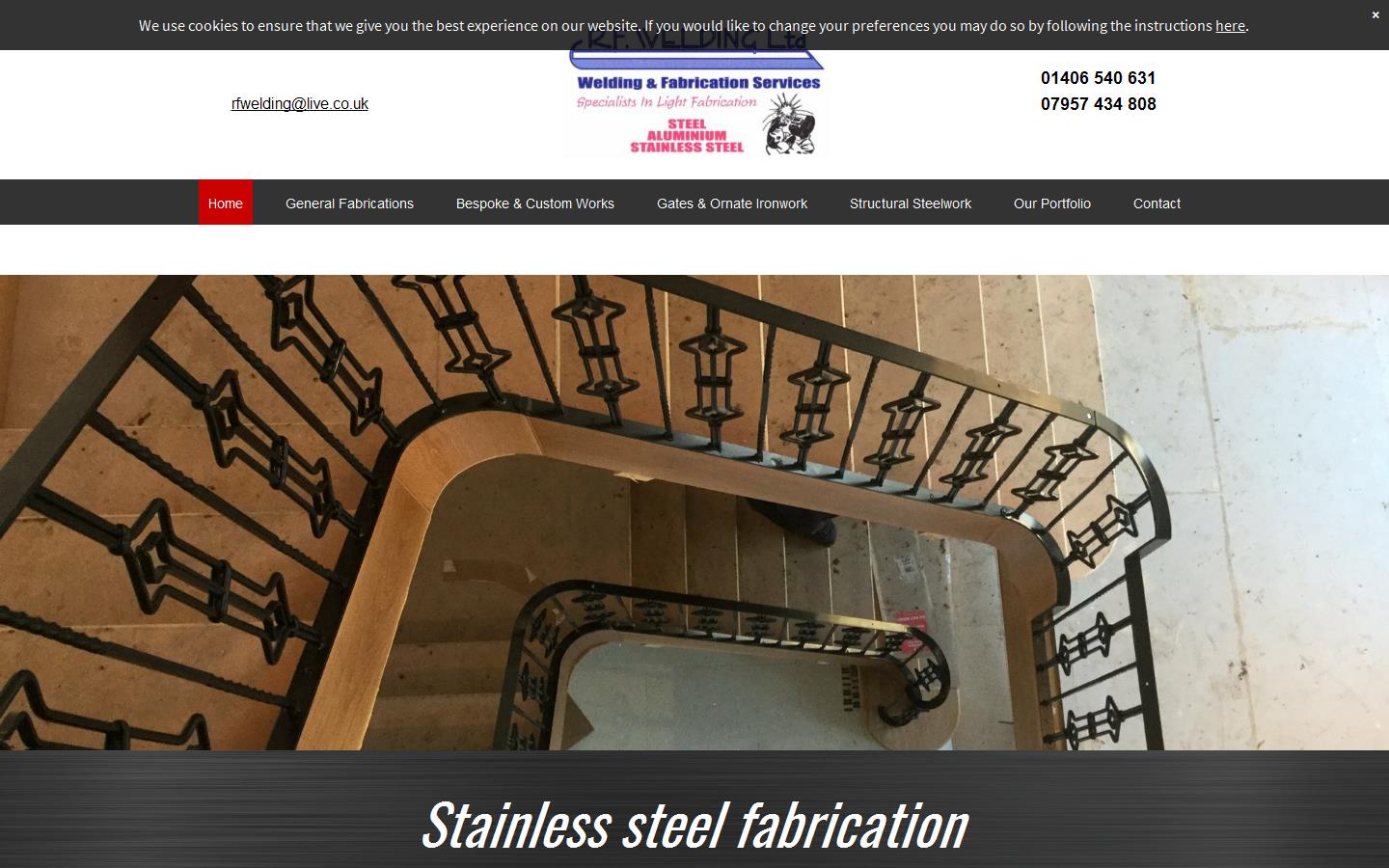 Rob Frost Engineering Website