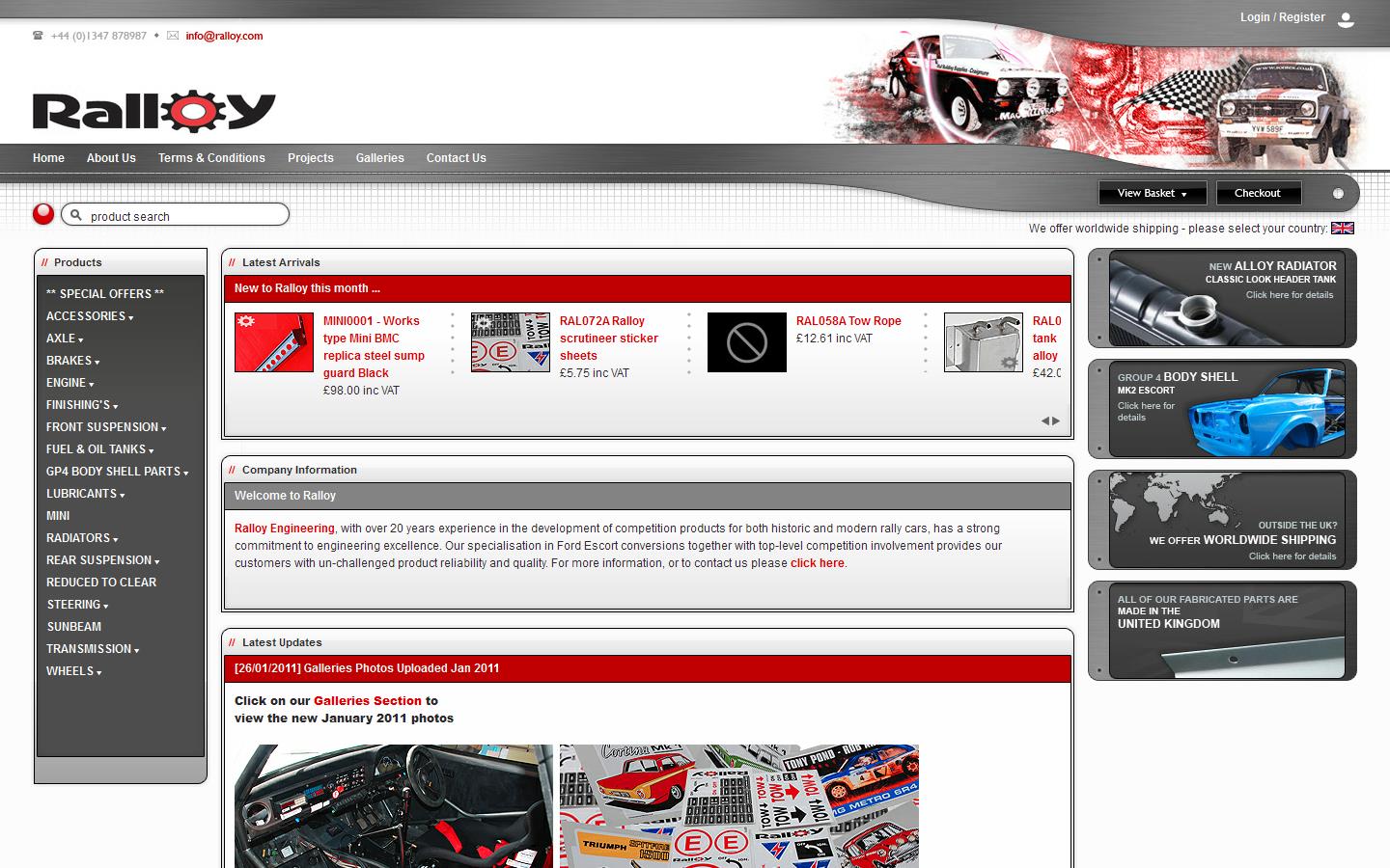 Ralloy Website