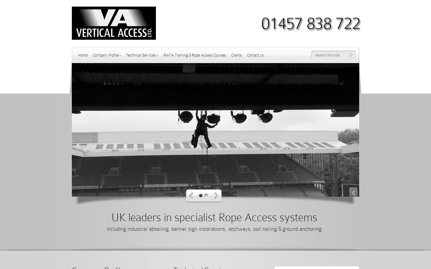 Vertical Access Ltd Website
