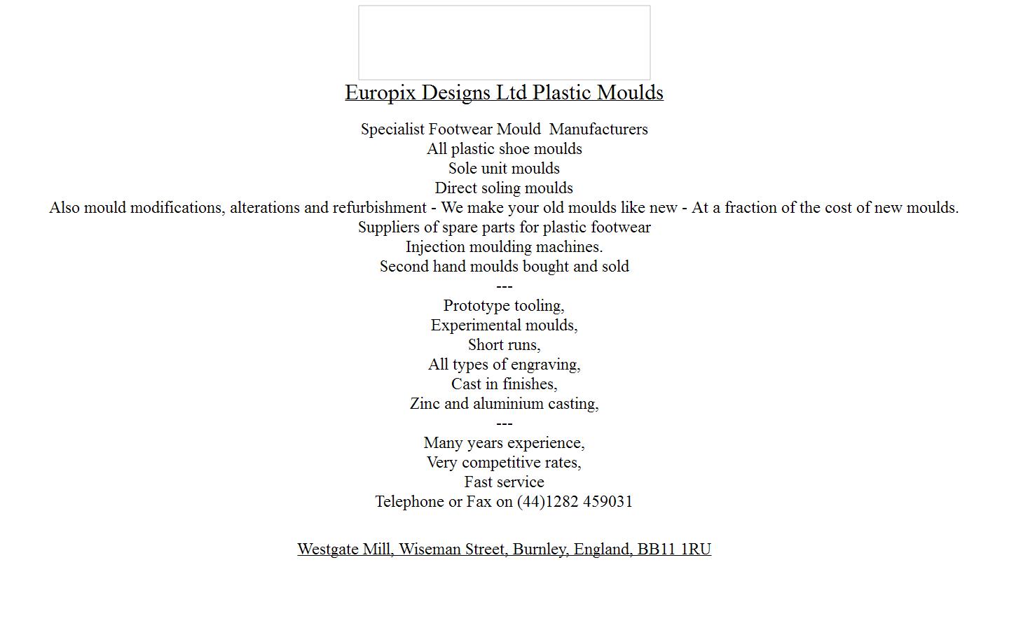 Europix Designs Ltd Website