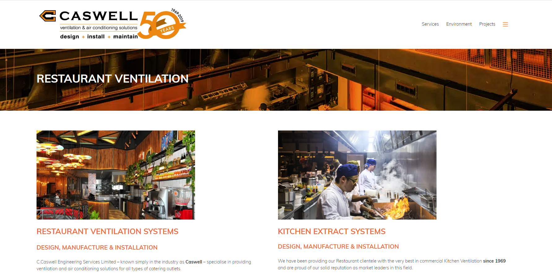C Caswell Engineering Services Ltd Website
