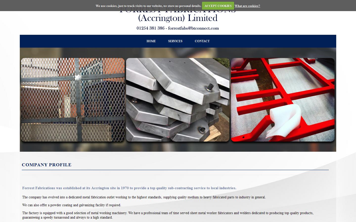 Forrest Fabrications Website