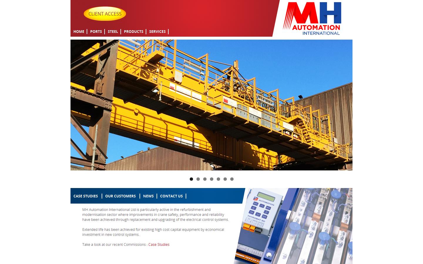 M H Automation International Ltd Website