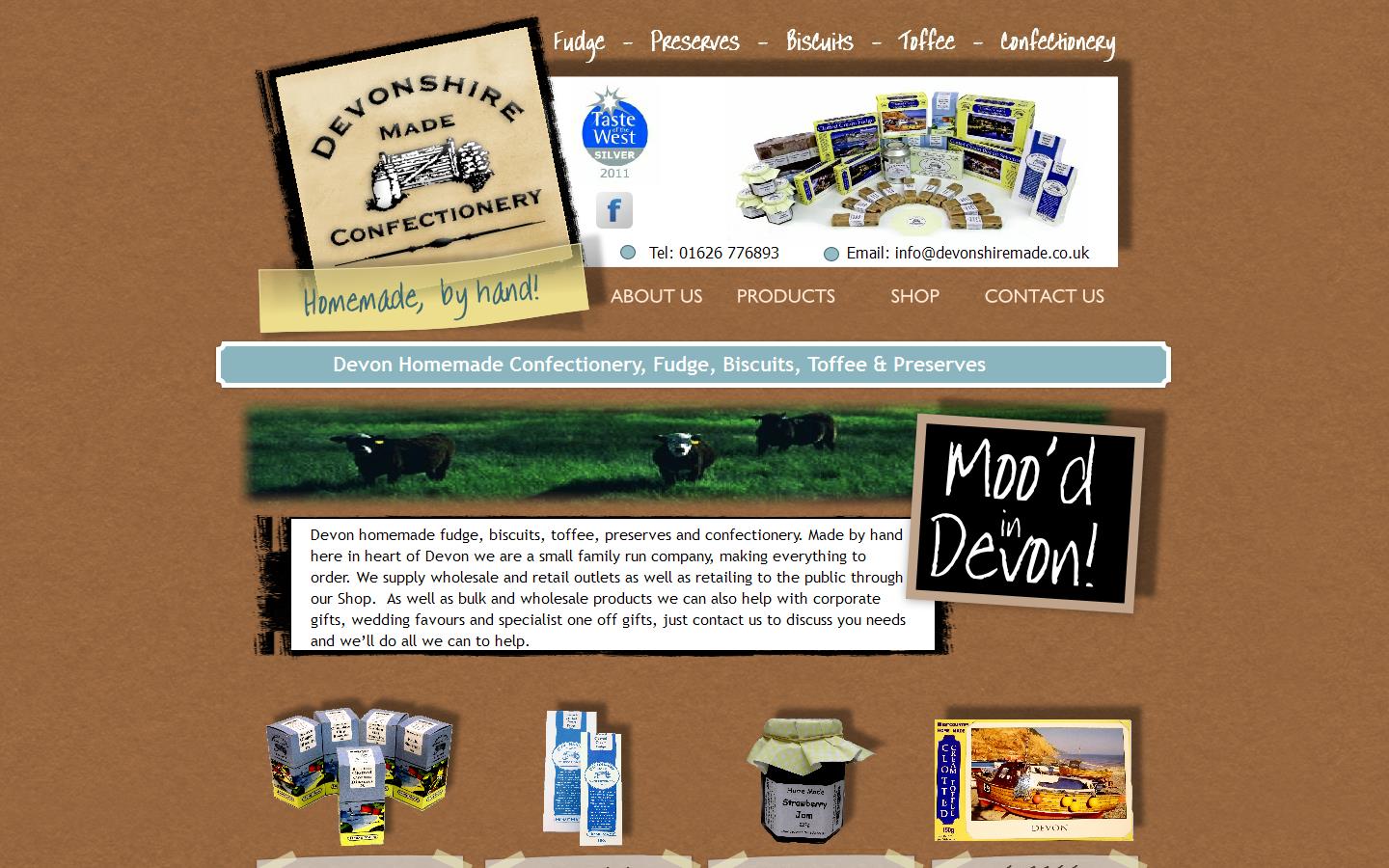 Devonshire Made Confectionery Website
