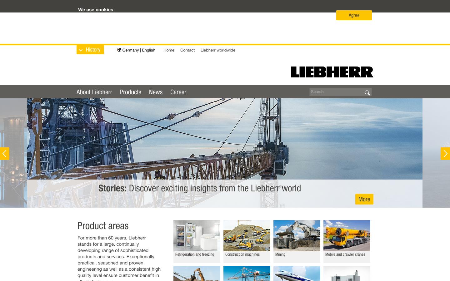 Liebherr Great Britain Ltd Website