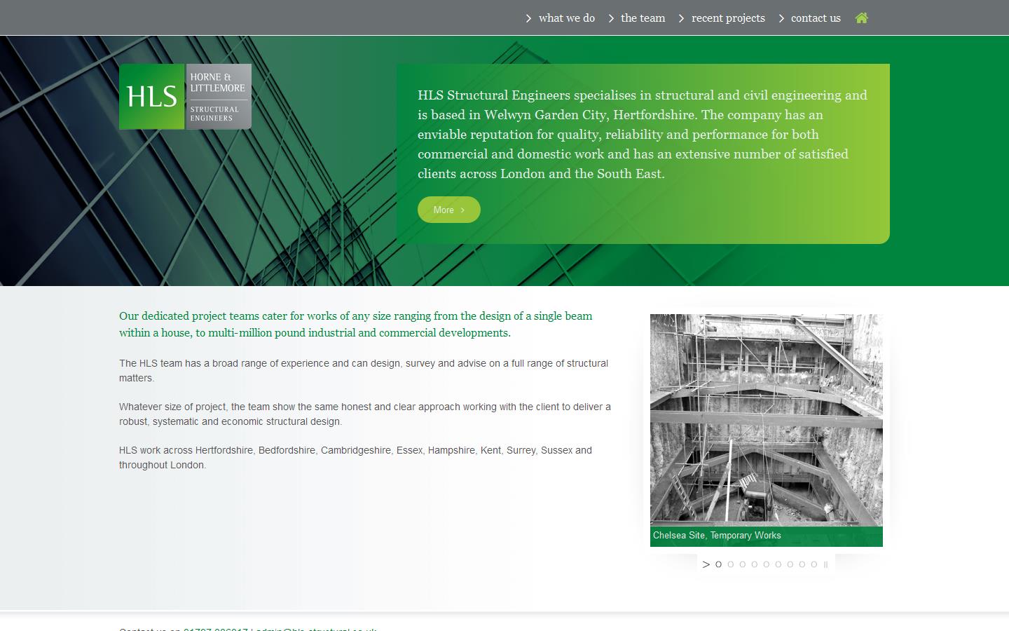 H L S Structural Engineers Ltd Website