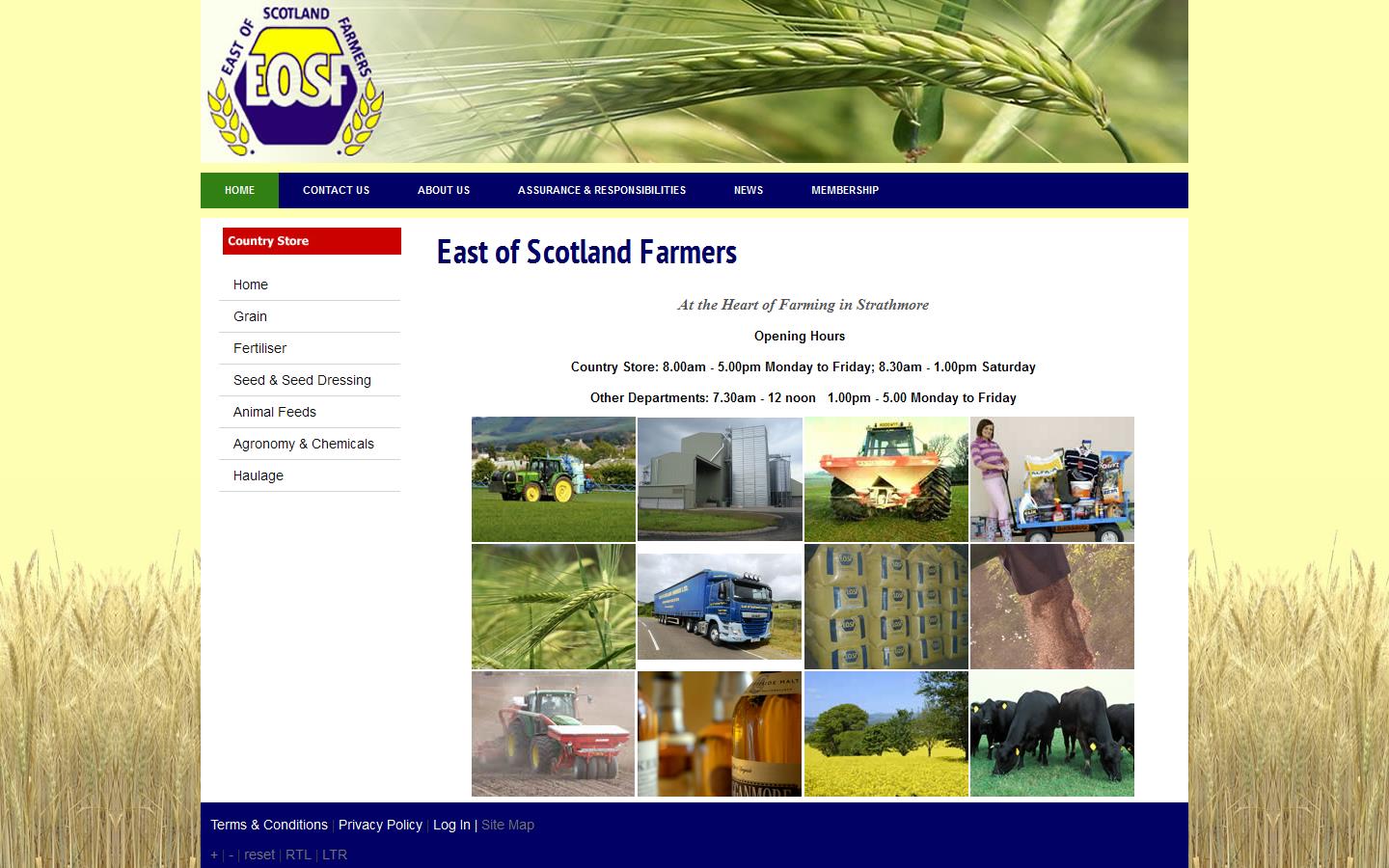 East of Scotland Farmers Website